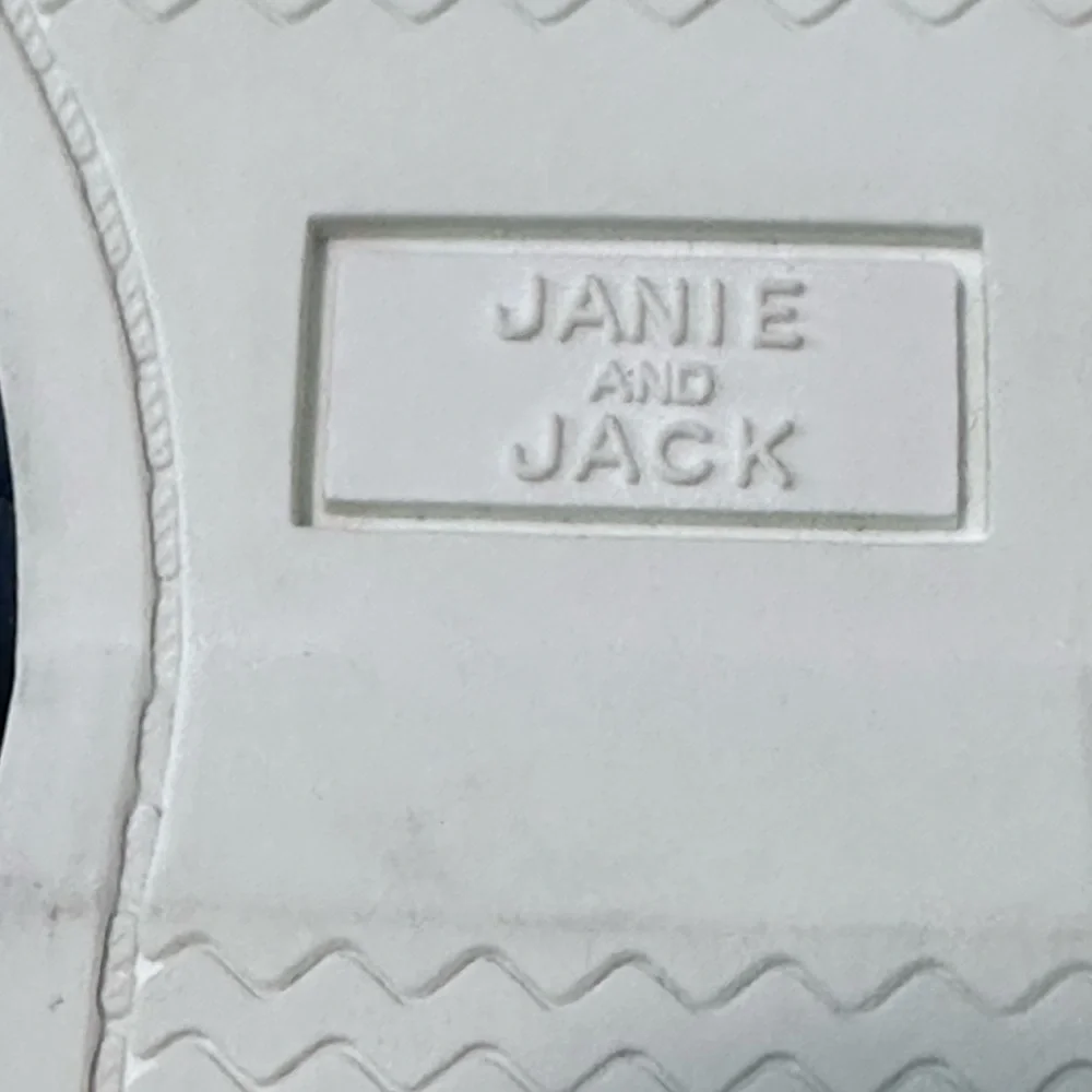 Janie & Jack Leather Baby Toddler Boat Shoe | Size 4c